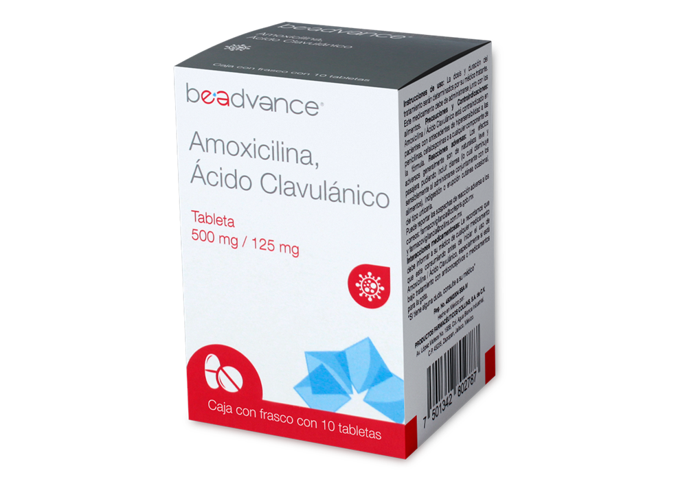 AMOXI/ACCLAV 10 TAB 500/125 MG