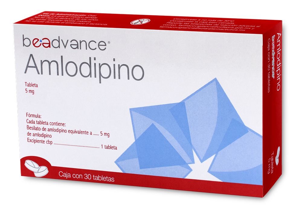 AMLODIPINO 30 TAB 5MG  BEADVANCE