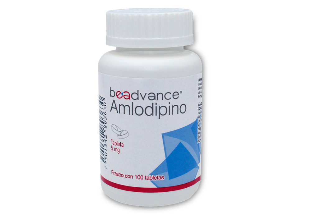 AMLODIPINO 100 TAB 5MG  BEADVANCE