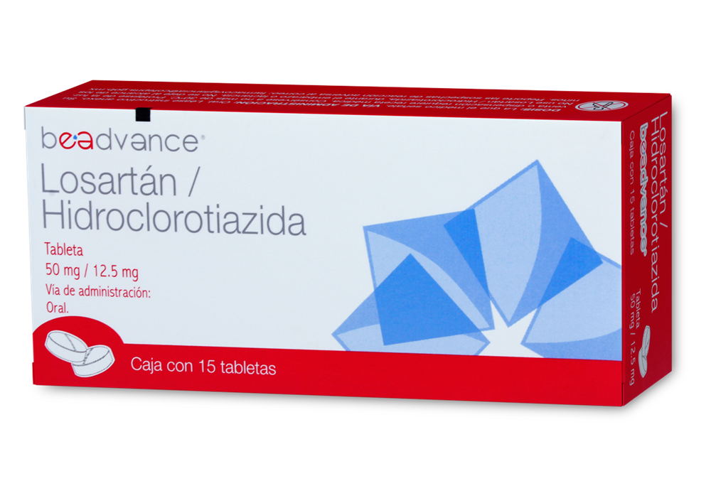 LOSARTAN/HIDROCLORO 15 TAB 50/12.5MG  BEADVANCE