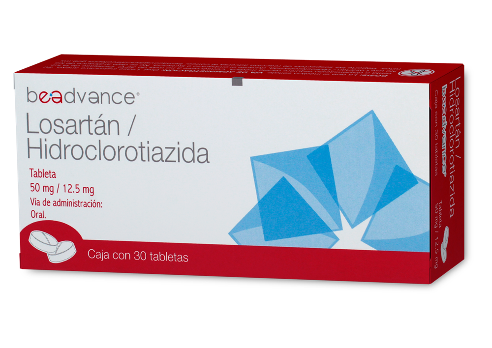 LOSARTAN / HIDROCLORO 30 TAB 50/12.5MG  BEADVANCE