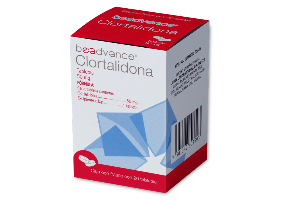 CLORTALIDONA 20 TAB 50MG  BEADVANCE