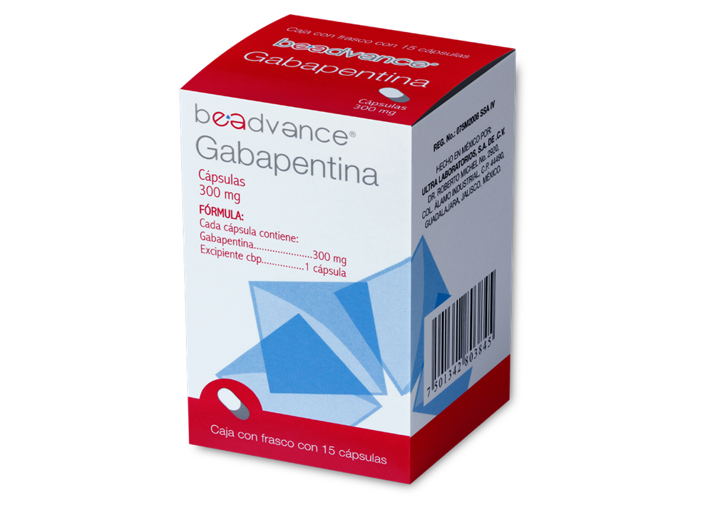 GABAPENTINA 15 CAPS 300MG  BEADVANCE