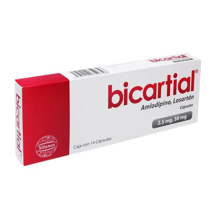 BICARTIAL 2.5/50 MG 14 CAPS