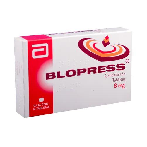 BLOPRESS 8 MG 14 TAB
