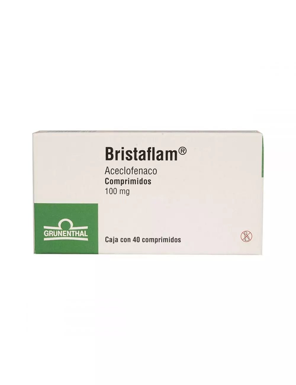 BRISTAFLAM 100 MG 40 CPR