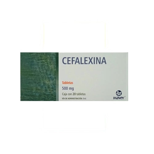 CEFALEXINA 20 TAB 500 MG
