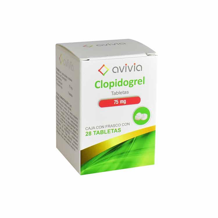 CLOPIDOGREL 28 TAB 75MG  AVIVIA