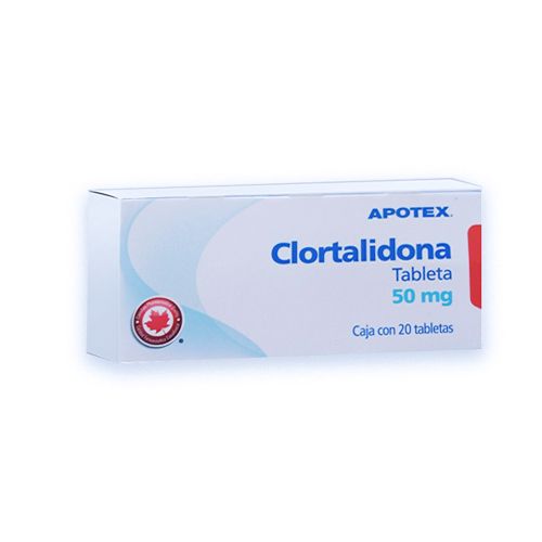 CLORTALIDONA 20 TAB 50MG APOTEX