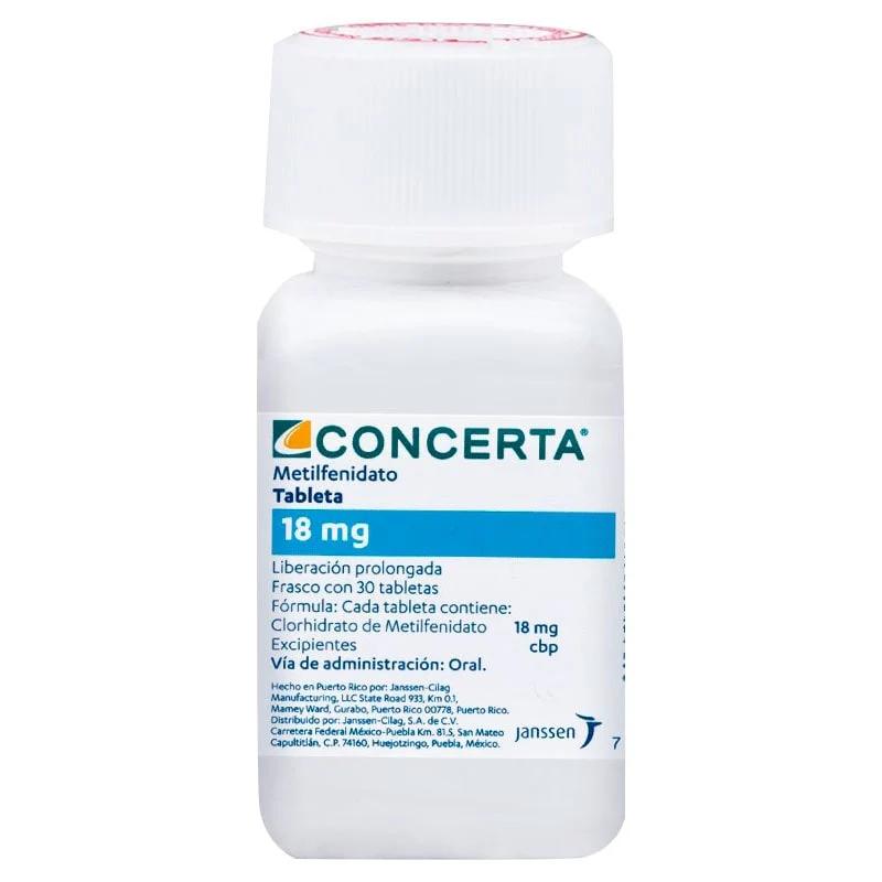 CONCERTA 18 MG 30 TAB