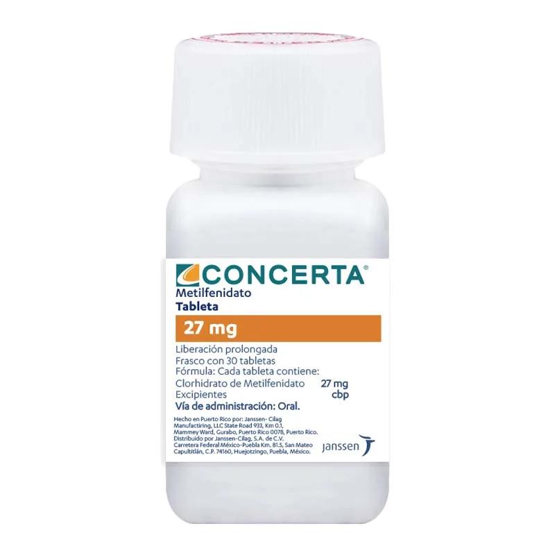 CONCERTA 27 MG 30 TAB