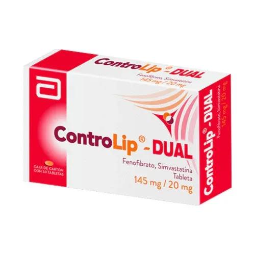 CONTROLIP DUAL 145/20MG 30TAB