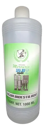 AGUA BIDESTILADA 1 LITRO   MERCURIO
