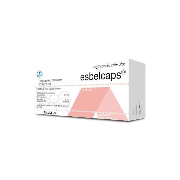 ESBELCAPS 20/6 MG 30 CAPS