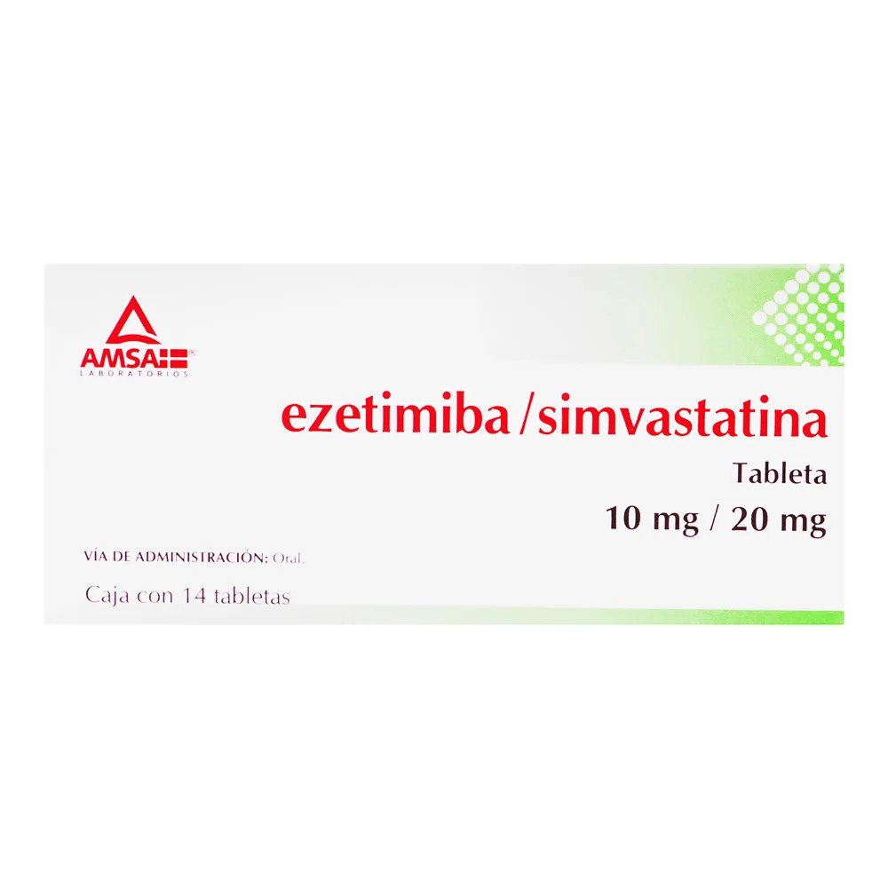 EZETIMIBA / SIMVASTATINA 14 TAB 10/20MG  AMSA