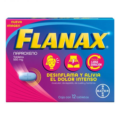 FLANAX FEM 12 TAB 550MG