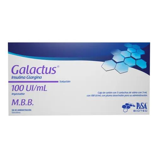 GALACTUS 100 UI/ML C/5CART DES3ML