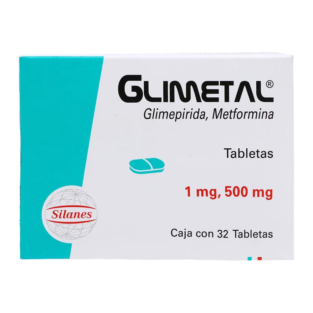 GLIMETAL 32 TAB 1/500MG