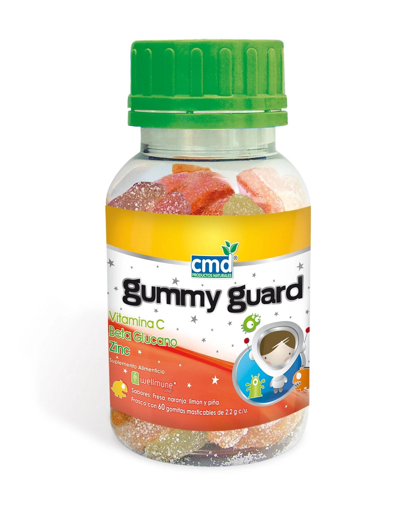 GUMMY GUARD 1 FCO 60 GOMAS 270/18.8/40MG