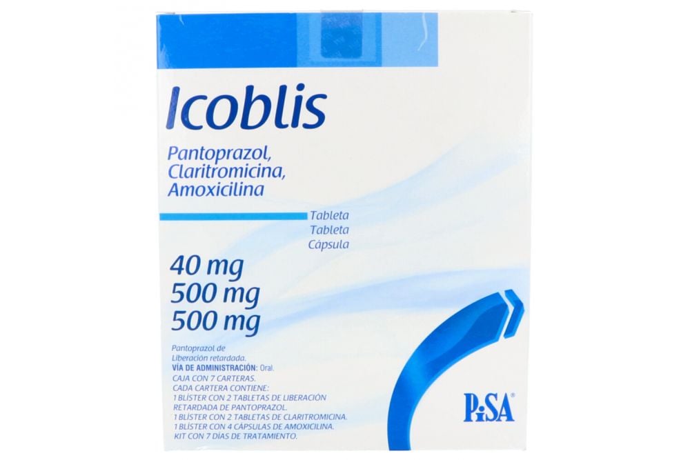 ICOBLIS 40/500/500 MG TRAT 7 DIAS