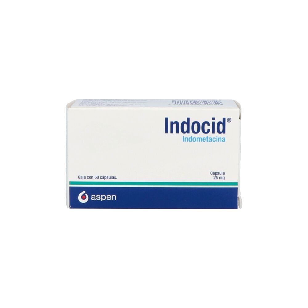 INDOCID 25 MG 60 CAPS