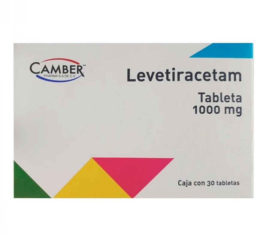 LEVETIRACETAM 30 TAB 1000MG  CAMBER