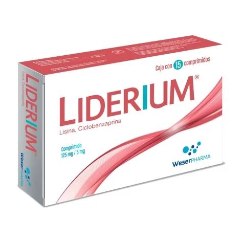 LIDERIUM 125/5MG COM 15