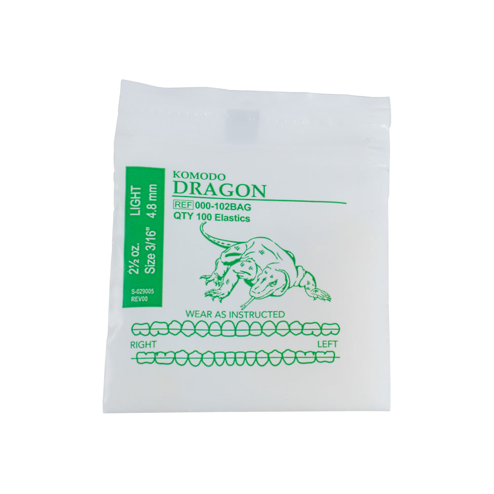 LIGAS EXTRAORALES 2 1/2OZ 3/16 DRAGON