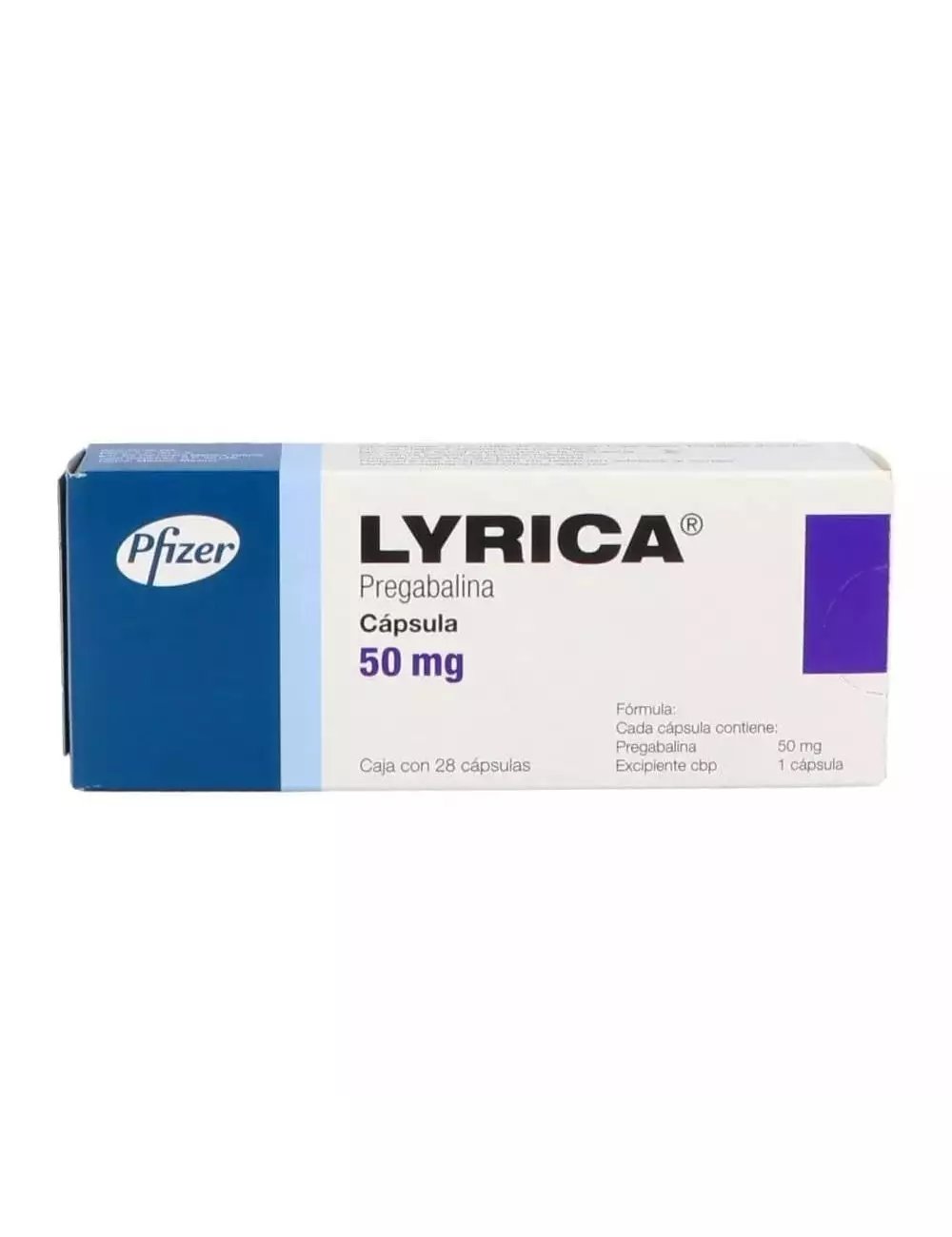 LYRICA 50 MG 28 CAPS