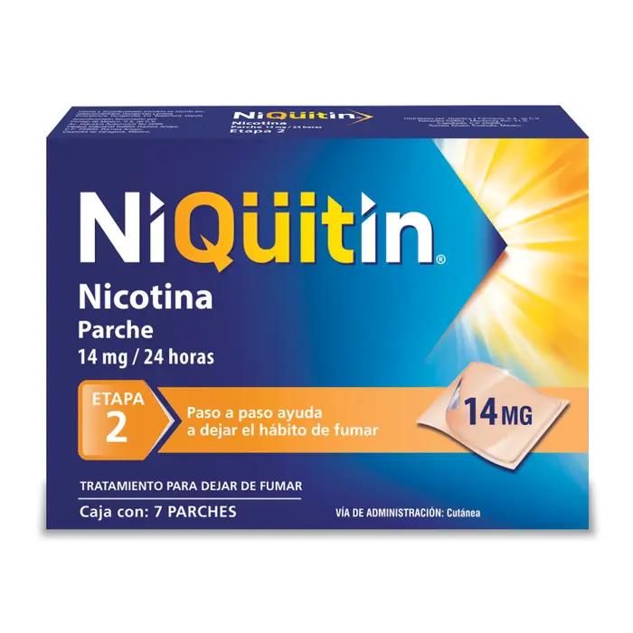 NIQUITIN 14MG 24H E2 C/7 PARCHE