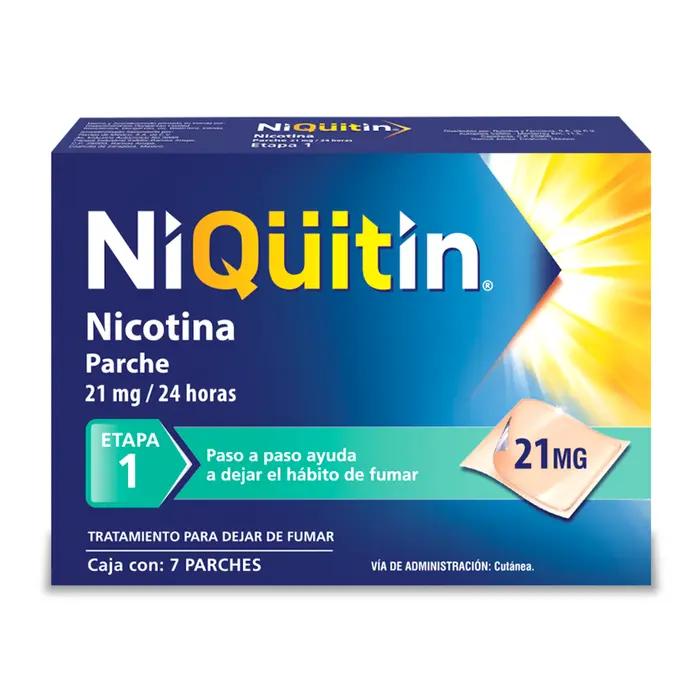 NIQUITIN 21MG 24H E1 C/7 PARCHE