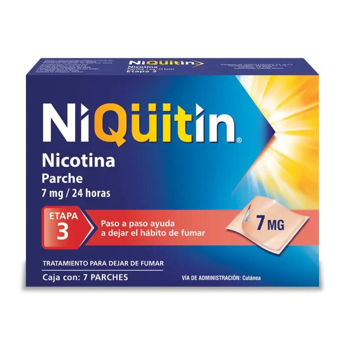 NIQUITIN 7MG 24H E3 C/7 PARCHE