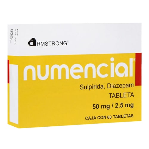 NUMENCIAL 50/2.5 MG 60 TAB