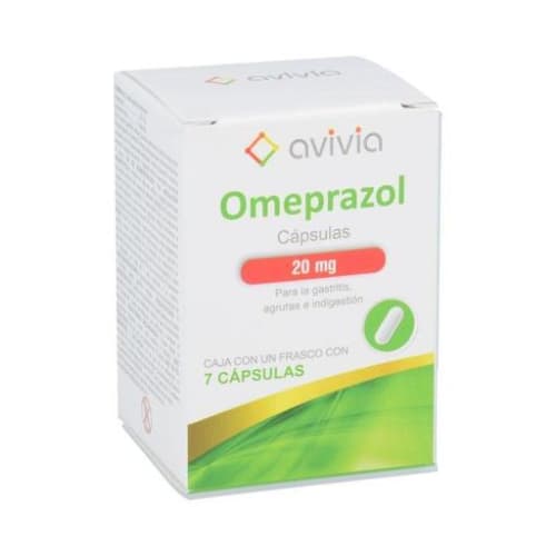 OMEPRAZOL 20 MG 7 CAPS