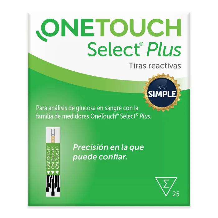 ONE TOUCH SELECT PLUS 25 TIRAS REACTIVAS