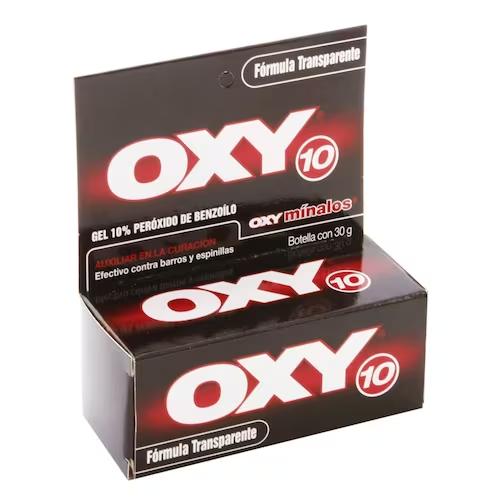OXY 10 SOL 30G TRANSPARENTE