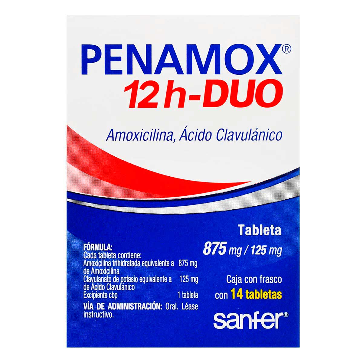 PENAMOX 12H-DUO 875/125MG 14TAB