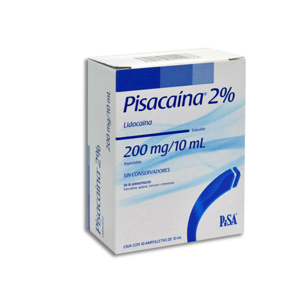 PISACAINA 2% 10 AMP 10ML