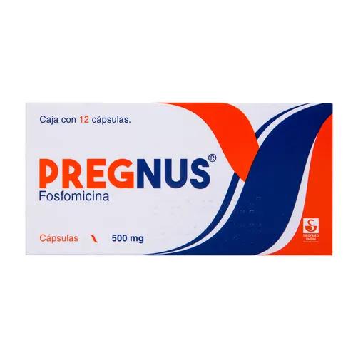 PREGNUS 500 MG 12 CAPS