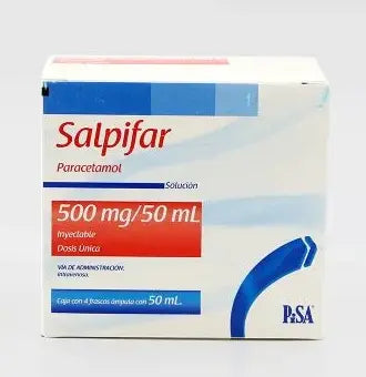 SALPIFAR 500MG/50ML C/50ML 4FAMP SI