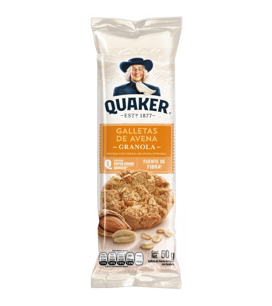 QUAKER GALLETAS AVENA GRANOLA 60G