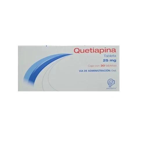 QUETIAPINA 30 TAB 25MG  PSICOFARMA