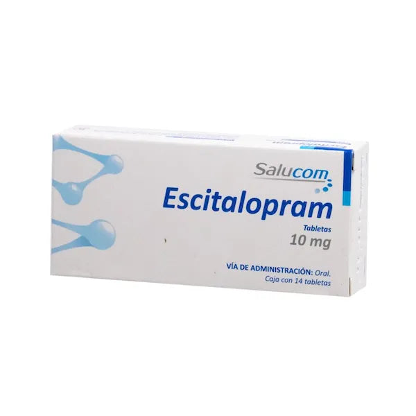 SM ESCITALOPRAM 10MG C/14TAB NVO TLJ