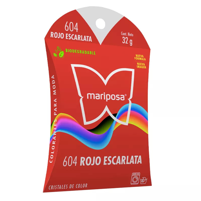 CTE MARIPOSA PAST ROJO ESCARLA 604