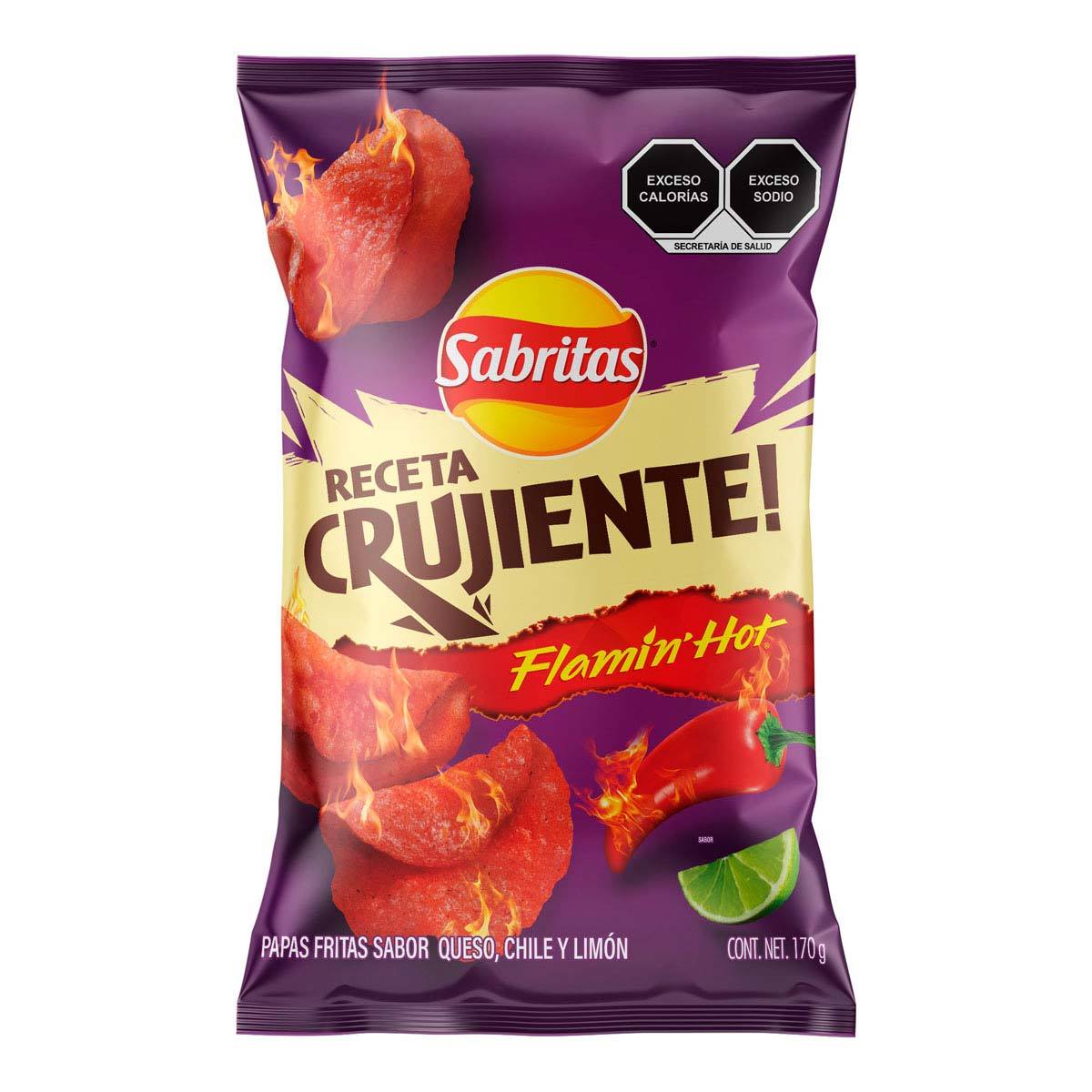 SABRITAS RECETA CRUJIENTE FLAMIN HOT 57GR