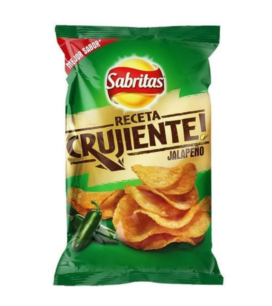 SABRITAS RECETA CRUJIENTE JALAPEÑO 57GR