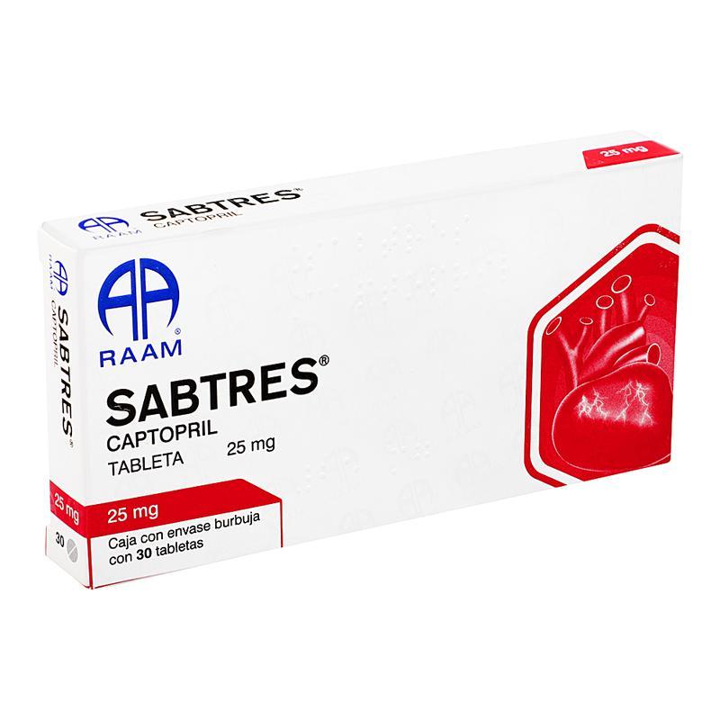 SABTRES 30  TAB 25 MG