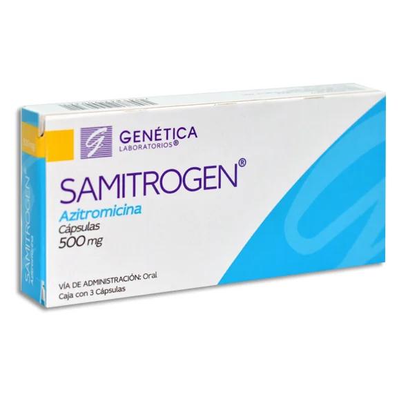 SAMITROGEN 3 CAPS 500 MG