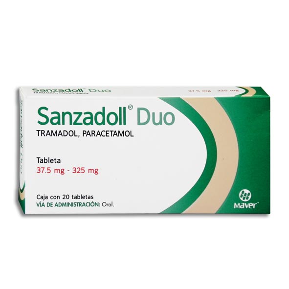 SANZADOLL DUO 20 TAB 37.5/325 MG