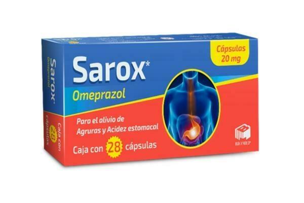 SAROX 28 CAPS 20 MG